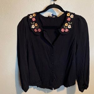 Princess highway embroidered blouse